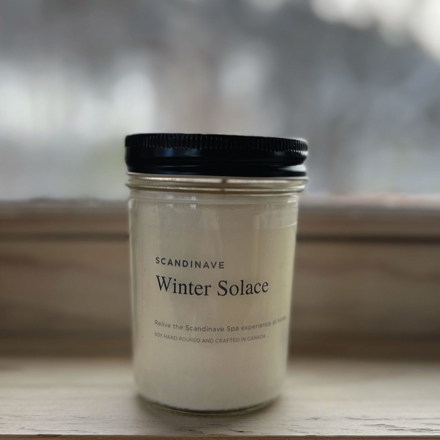 8oz WINTER SOLACE SCENTED CANDLE
